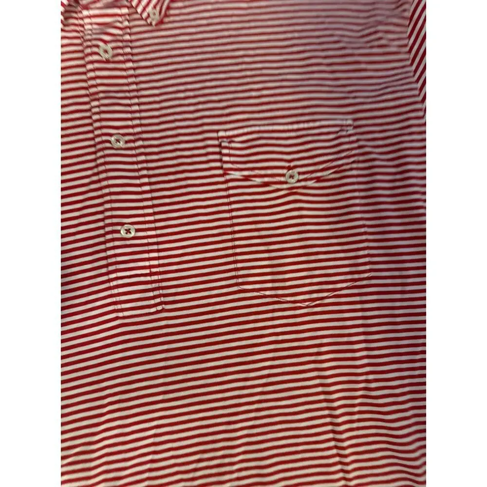 Polo Ralph Lauren Men’s Sz 4XB red Stripe Short Sleeve